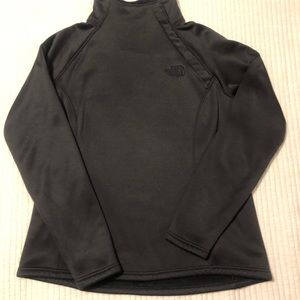 North Face Velour lined 3/4 button down Large